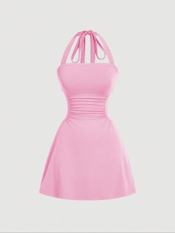 Vestido Halter Sofía con Lazo