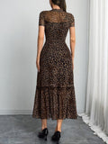 Vestido Leopardo Mía con Tul