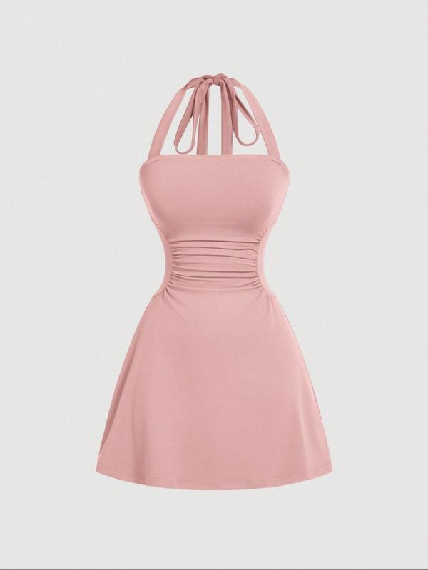 Vestido Halter Sofía con Lazo