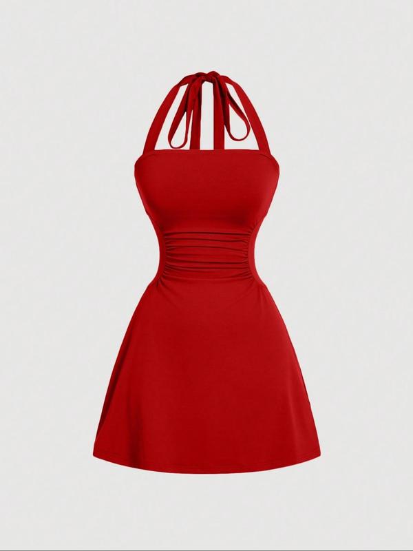 Vestido Halter Sofía con Lazo