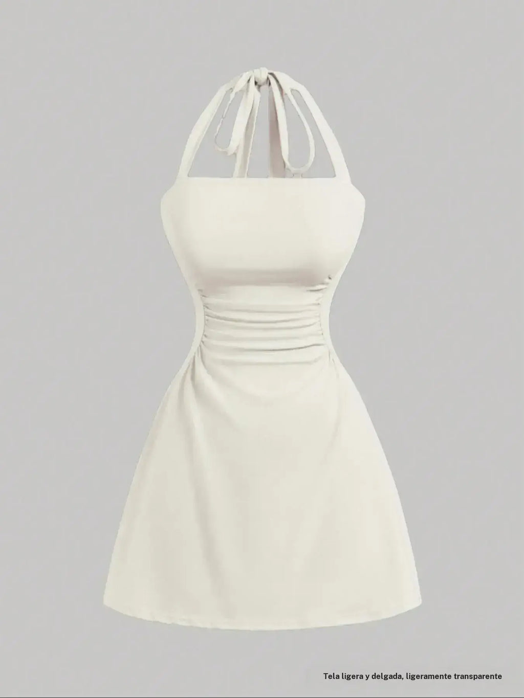 Vestido Halter Sofía con Lazo
