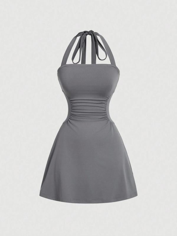 Vestido Halter Sofía con Lazo
