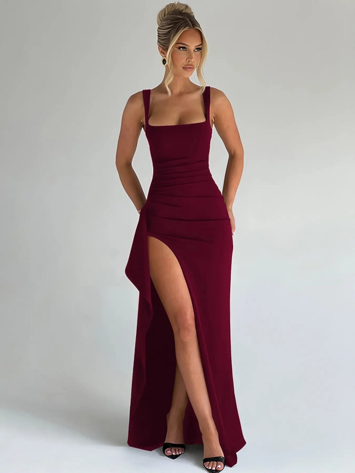 Vestido Largo Isabella con Abertura