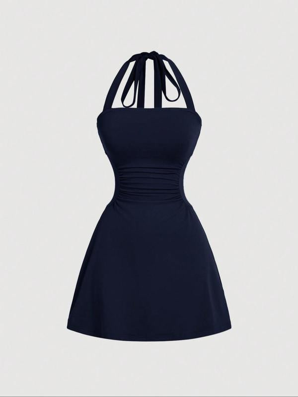 Vestido Halter Sofía con Lazo