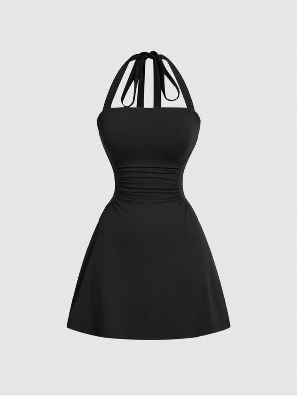 Vestido Halter Sofía con Lazo