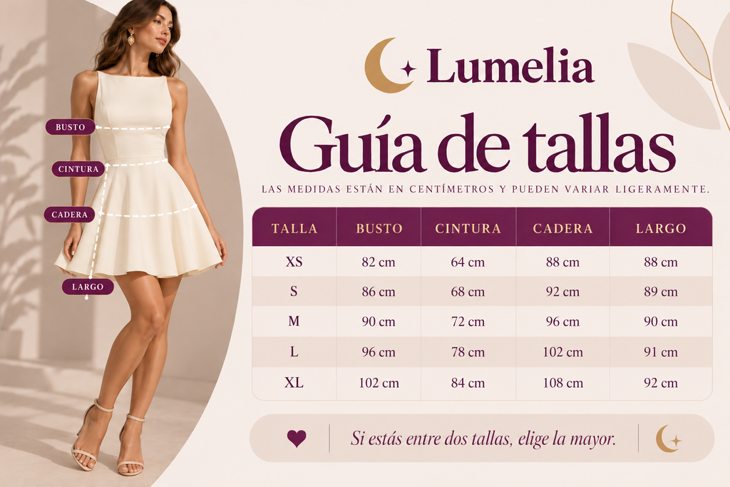 Guía de tallas
