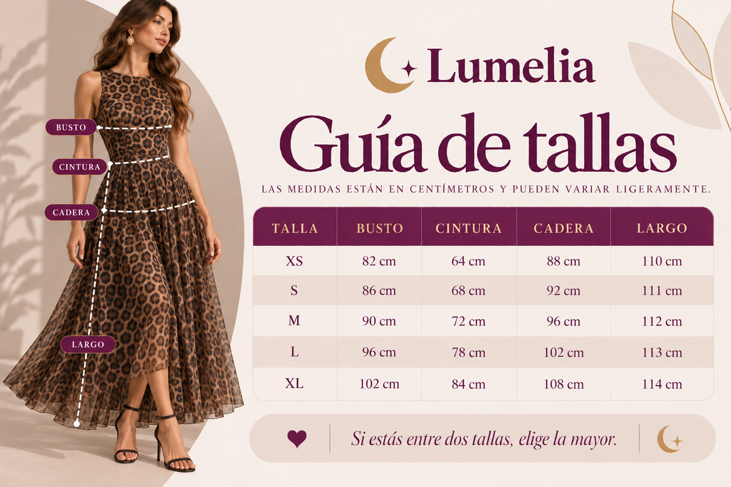 Guía de tallas